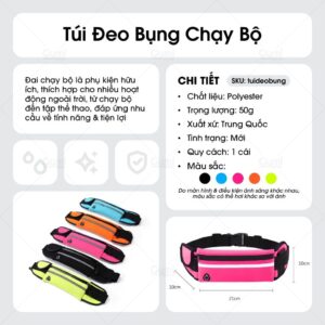 Thông tin vê túi đeo hông chạy bộ